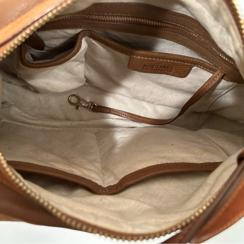 Michael Kors Pebble Leather & Leather Strap Mirror Image Shoulder Bag - Picture 3 of 14